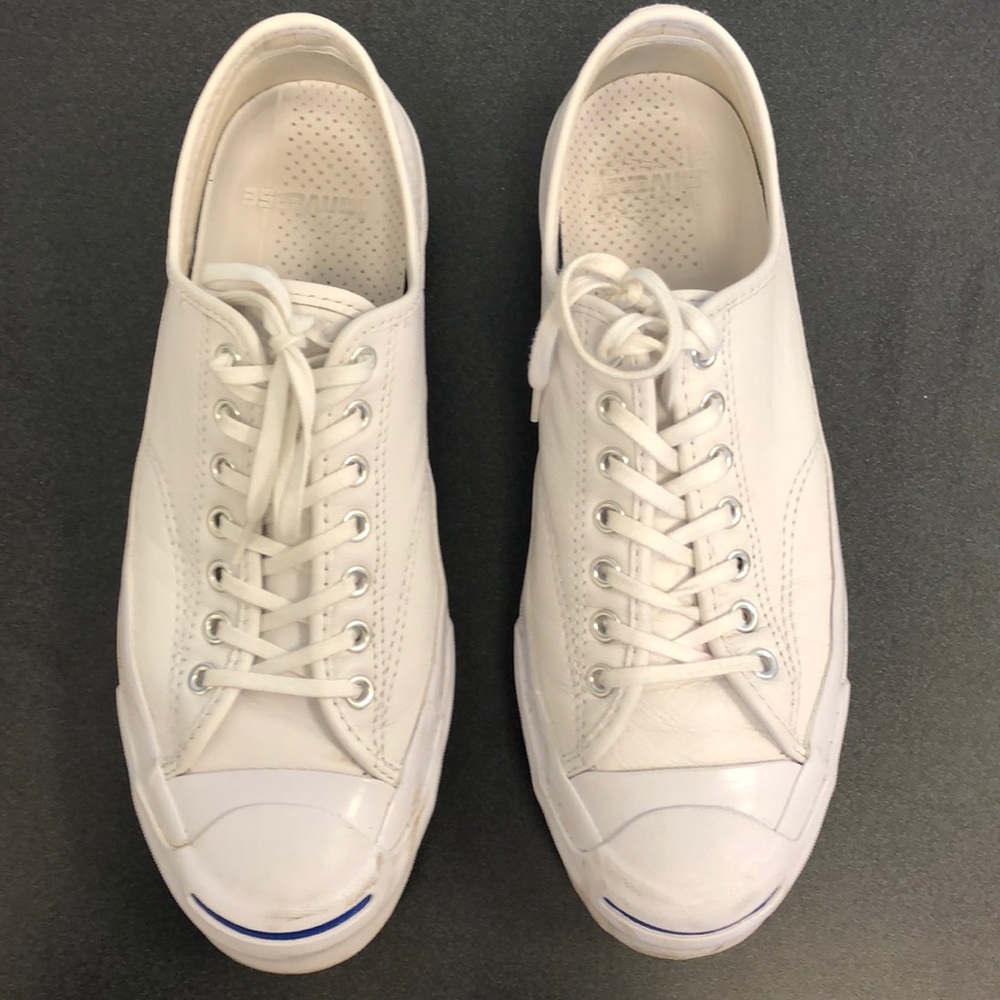 Jack Parcell leather converse